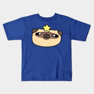 Star Pug Face Kids T-Shirt